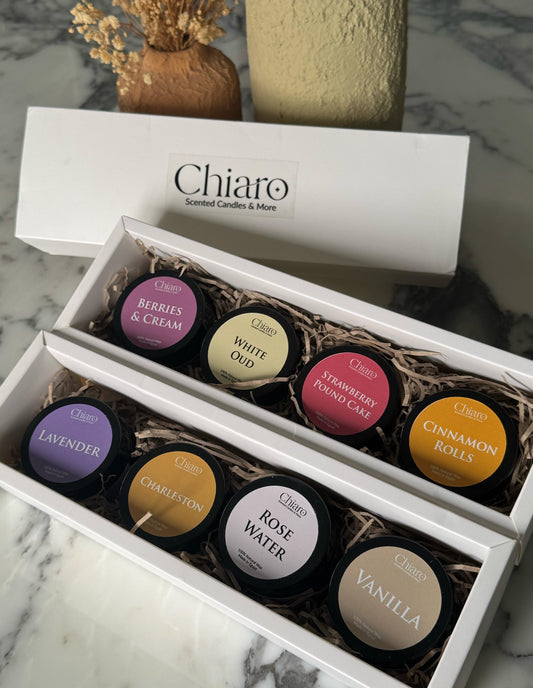 4 Pack candle set
